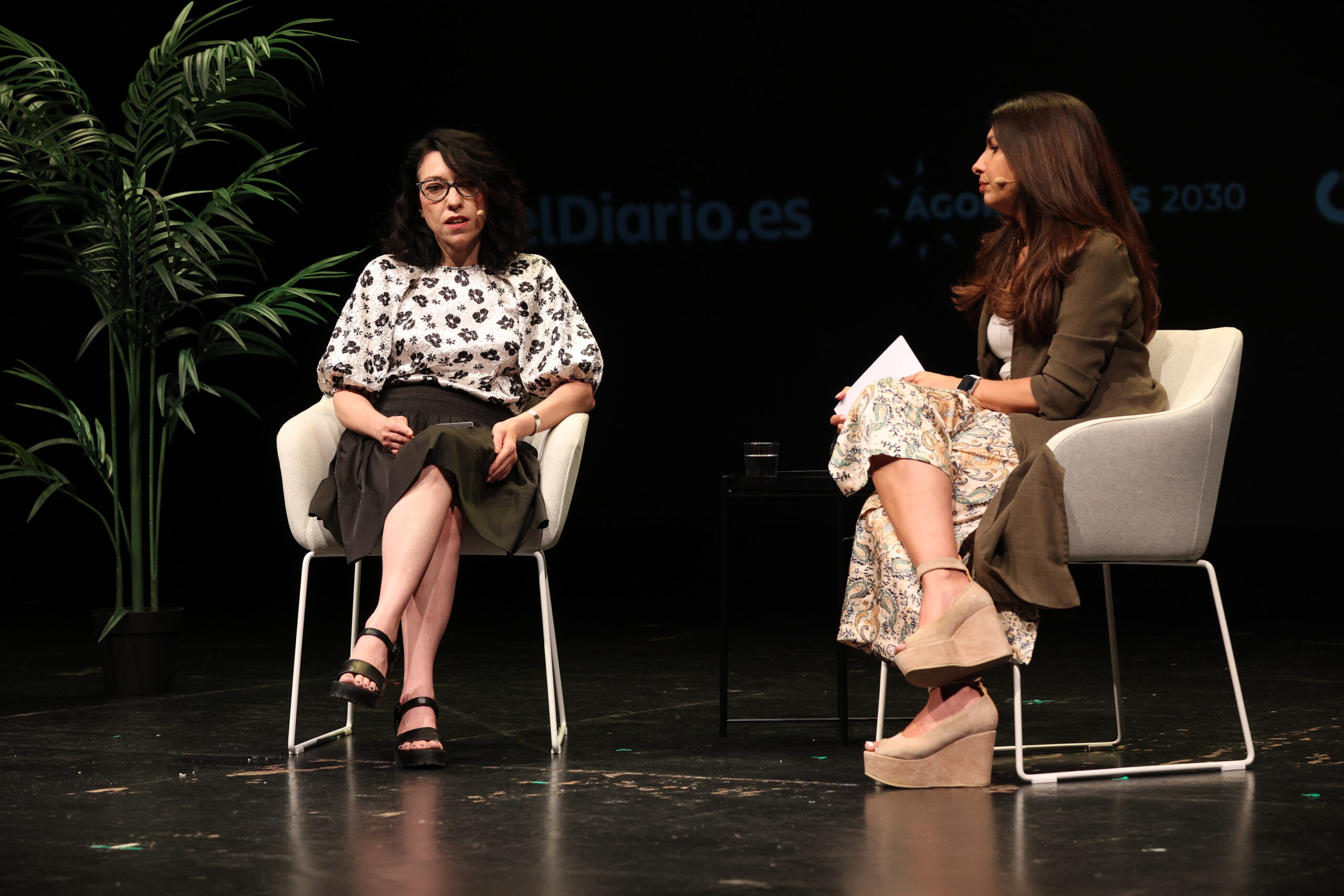 Elena Cabrera y Natalia Chientaroli